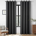 thumbnail image 1 of Cortinas Blackout Joydeco con aislamiento térmico, color gris oscuro, 240 cm, 1 of 9