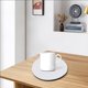 thumbnail image 5 of Round Heart Notch Round Cup Mats Coasters White Neoprene Decoration Occasions Offices Restaurant Wear Resistant, 5 of 11