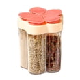 thumbnail image 2 of 5 In 1 Travel Containers Portable Seasoning Jars for Camping and Barbecue Picnic 5 In 1 Containers Portable Seasoning Jars Camping Barbecue Picnic 5 In 1 Condiment Jar Portable, 2 of 7
