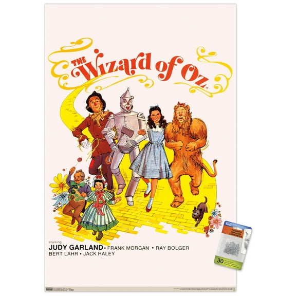 The Wizard Of Oz - Group Wall Poster with Pushpins, 22.375" x 34"