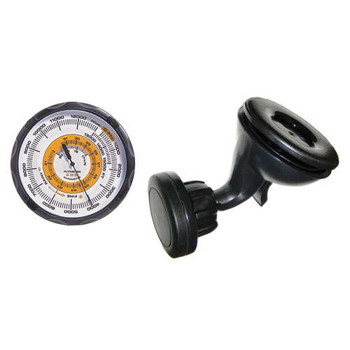 Sun Company AltiPort Detachable Windshield and Dashboard Altimeter