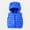 Blue, variant on Toddler Boys Girls Hooded Puffer Vest Padded Warm Winter Jacket Lightweight Sleeveless Bear ears Zipper Up Coat V-Blue-(2 Years)
