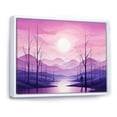 thumbnail image 2 of Designart "Frequency In Minimalism Forests IV" Minimalism Floater Framed Wall Art Living Room, 2 of 5