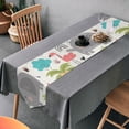 thumbnail image 4 of GZHJMY Cute Lions Elephants Sloth Table Runner Seasonal Table Cloth Runner for Kitchen Dining Table Wedding Party Holiday Coffee Dining Home Decor 13 x 90 Inches, 4 of 7