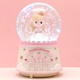 thumbnail image 1 of Crystal Castle Snow Globe, Manual Snowfall, Desktop Decoration, 1 of 5