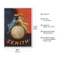 thumbnail image 2 of Zenith - Pocket Watch - Vintage Advertising Poster by Leonetto Cappiello c.1912 - Master Art Print 10in x 14in, 2 of 4