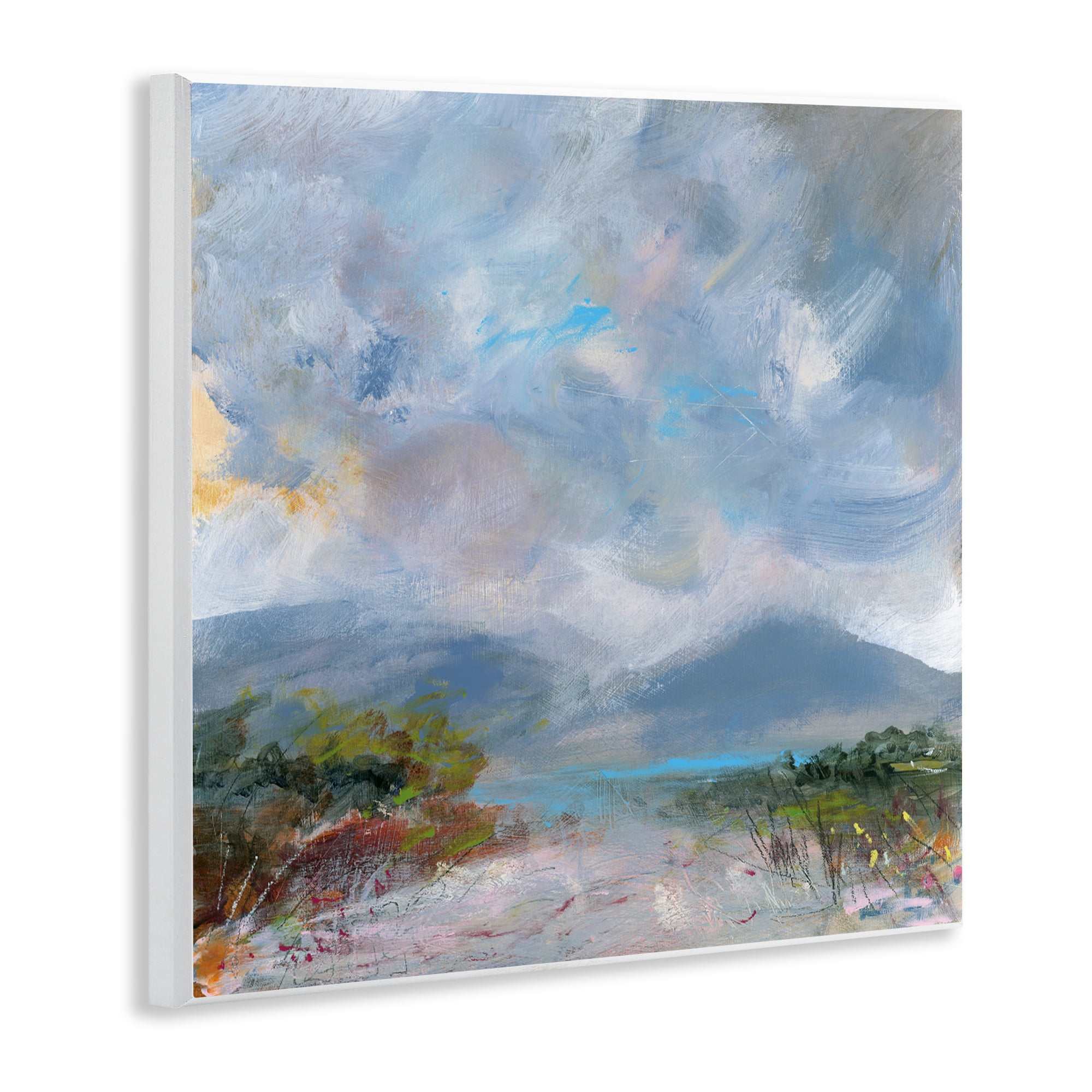 Stupell Industries Expressive Mountain Mists Wall Plaque Art, design by Leslie Birch