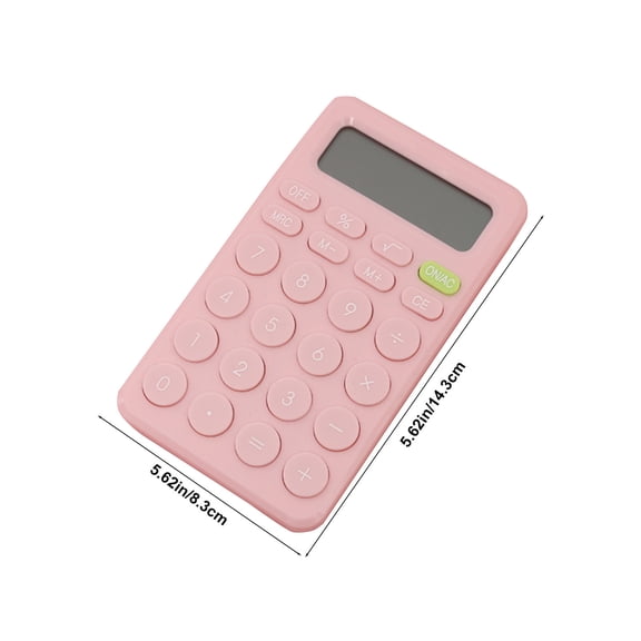 8 Digit Desk Calculator, Desktop Calculators with Large LCD Display & Big Buttons, Battery, Standard Basic 4 Function Calculator for Classroom, Office, Home, Business, Teachers