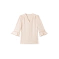 thumbnail image 6 of Qaspx Womens Blouses 3/4 Sleeve Dressy Tops Casual V Neck Office Shirts, 6 of 6