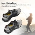 thumbnail image 4 of Chaussure de Randonnée, Design Ergonomique Bottes de Randonnée pour Hommes 1 Paire Mode pour Randonnée pour Marche, 4 of 7