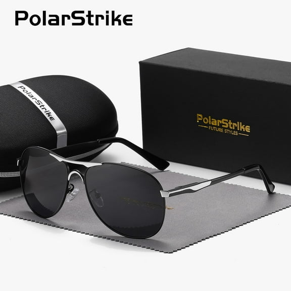 PolarStrike Unisex Fashion Full Frame Polarized Sunglasses Outdoor Activities Frog Frame Sunglasses