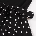 thumbnail image 3 of Women's Vintage Plaid Dress Long Sleeve Round Neck A-Line Casual Midi Dresses, 3 of 5