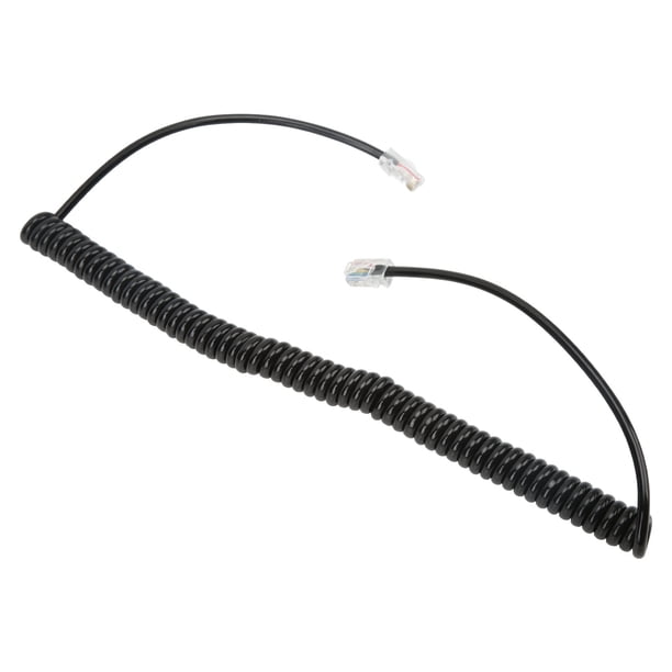 Cable de Micrófono de Radio Móvil, Altavoz de Altavoces Resistente Al Desgaste Cable de Micrófono Cable de Cable Transparente Flexibilidad para AutomÓVIL