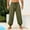 #Army Green, variant on DPTALR George Men's Boho Yoga Casual Pants Elastic Waist Drawstring Multi-Pocket Solid Trousers,Gray,Big and Tall Men L