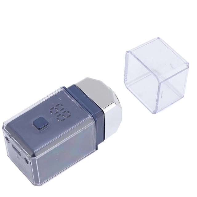 Portable Electric Beard Trimmer Digital Display Pocket Trimmer Travel Lithium Ion Battery