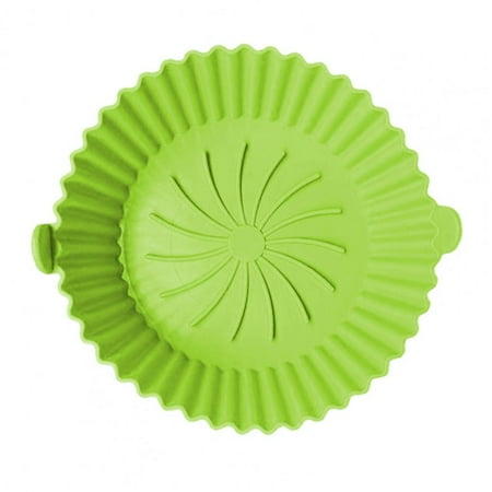 

Thicned Airfryers Liner Heat Resistant Silicone Non-stick Steamer Bast with Handle Kitchen Accessories
