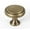 Antique English Matte, variant on Alno A980-14 Royale 1-1/4" Solid Brass Stepped Round Mushroom Cabinet Knob / Drawer Knob -