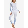 thumbnail image 6 of ANFERRY Womens Thermal Underwear Set Seamless Crew Neck Ski Base Layers Sweat Wicking Warm Long John Outfit Sets for Cold Weather, 6 of 7