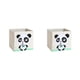 thumbnail image 4 of Toystoory Práctico armario de almacenamiento de juguetes, fácil acceso a los juguetes de los niños, gran regalo, cubo de almacenamiento panda 2piezas, 4 of 6