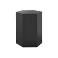 thumbnail image 2 of HomeRoots 487343 17 in. High Gloss Manufactured Wood Hexagon End Table, Grey, 2 of 5