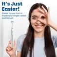 thumbnail image 4 of Whiter Teeth & Brighter Smile - Rechargeable 31,000 VPM Tooth Brush is Unique & Patented 3 Brush Head Design - Perfect Angle Bristles Clean Each Tooth, 4 of 7