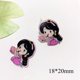 thumbnail image 3 of 20Pcs Mini Maquillaje Niñas Accesorio De Princesa Espalda Plana Joyería Adornos Anillo Sirena Oreja Hacer Álbum De Recortes Decoración Artesanía Para El Hogar, 3 of 4