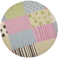 thumbnail image 3 of SAFAVIEH Kids Roxanne Geometric Shapes Area Rug, Blue/Pink, 3' x 5', 3 of 8