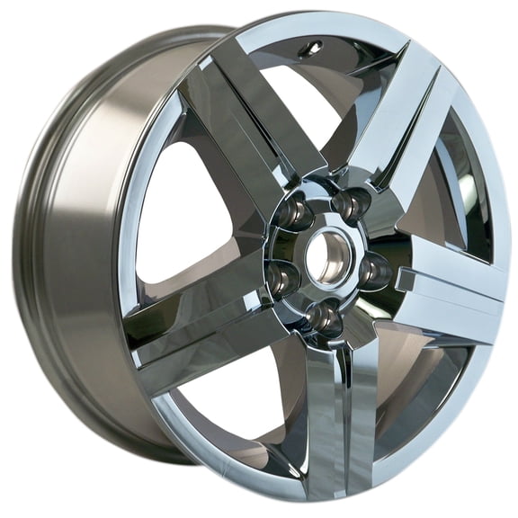 New Aftermarket Cladded Chrome Aluminum Wheel 17 x 7 9597514 5 Spoke Style fits 2007-2009 Chevrolet Equinox