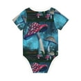 thumbnail image 2 of Rocae Fantasy Mushrooms for Baby Climbing Clothes Soft Baby Romper for Active Infants Comfortable and Breathable Crawling Jumpsuit Unisex Baby Outfit 9M, 2 of 8
