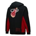 thumbnail image 3 of Men's Mitchell & Ness Black Miami Heat Hardwood Classics Team Origins Fleece Pullover Hoodie, 3 of 3