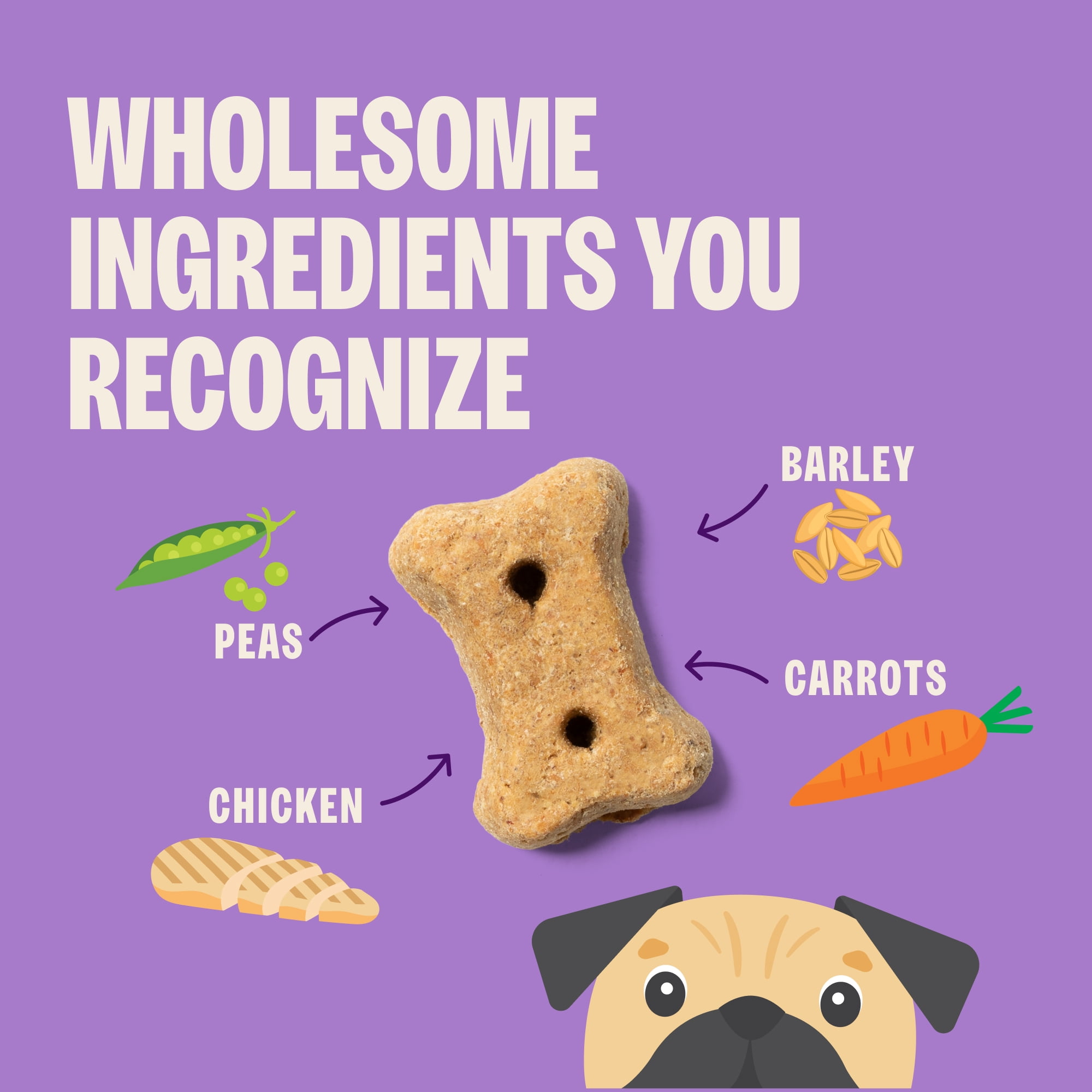 Wellness Old Mother Hubbard Chicken Pot Pie Dog Biscuits, Natural, Training Treats, Chicken Pot Pie Flavor, Mini Size, (20 Ounce Bag)