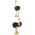 thumbnail image 1 of 2 Piezas Simulación Animal Salvaje Modelo Figura Juguetes Estatuilla Decoración Del Hogar Avestruz, 1 of 9