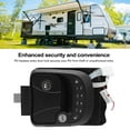 thumbnail image 3 of Door Latch Lock, Keyless Entry RV Door Lock Replacement, Remote Control Keypad Zinc Alloy Door Latch for Travel Trailers Motorhomes Cargo, Lock Replacement, Trailer Accessories, 3 of 7
