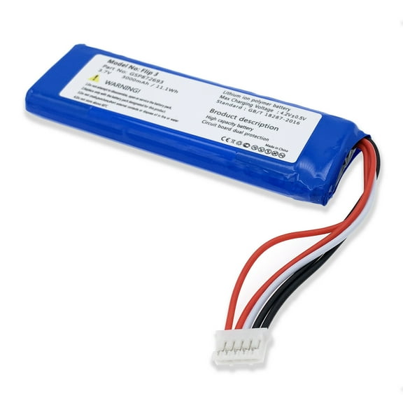 New Battery For JBL Flip 3 JBLFLIP3GRAY Replacement JBL GSP872693 P763098 03
