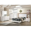 Robyn Solid Wood Queen Bedroom Furniture Set with Upholstered Tufted ...