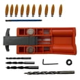 thumbnail image 1 of Woodworking Oblique Hole Locator Set 9.5mm Double Hole Puncher Woodworking Bit Drilling Fixture Woodworking Tools, 1 of 5