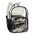 thumbnail image 2 of Ttyddzy Clear Backpack Heavy Duty PVC Transparent Backpack for College Workplace, Beige Shells, 2 of 7