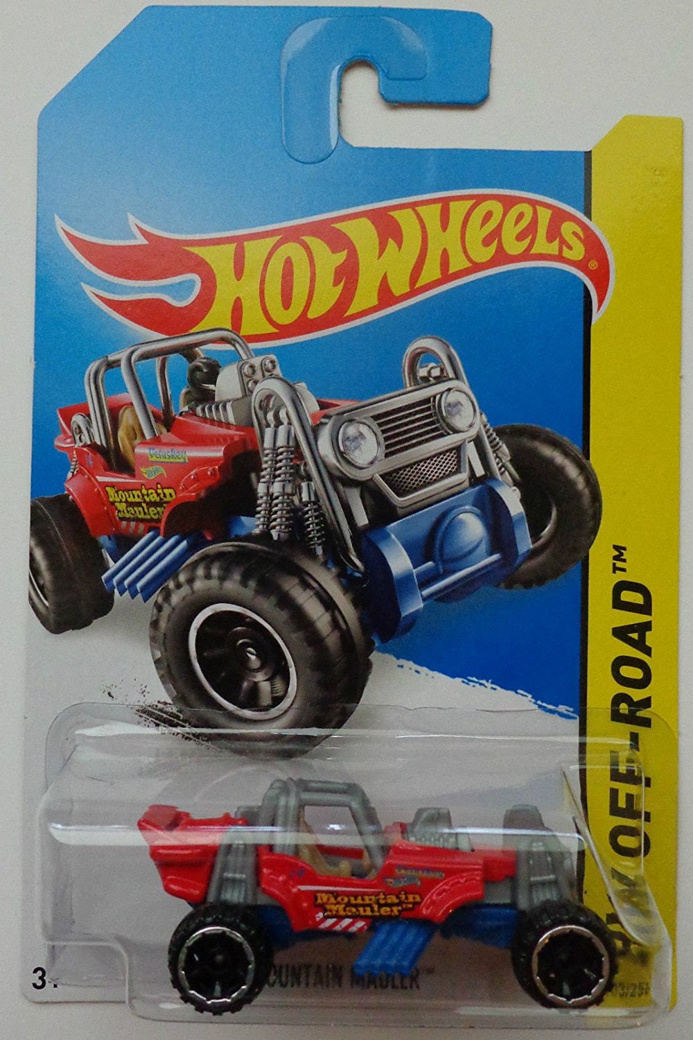 2014 Hot Wheels Hw OffRoad Mountain Mauler Red [Ships in a Box!], HOT WHEELS By Mattel