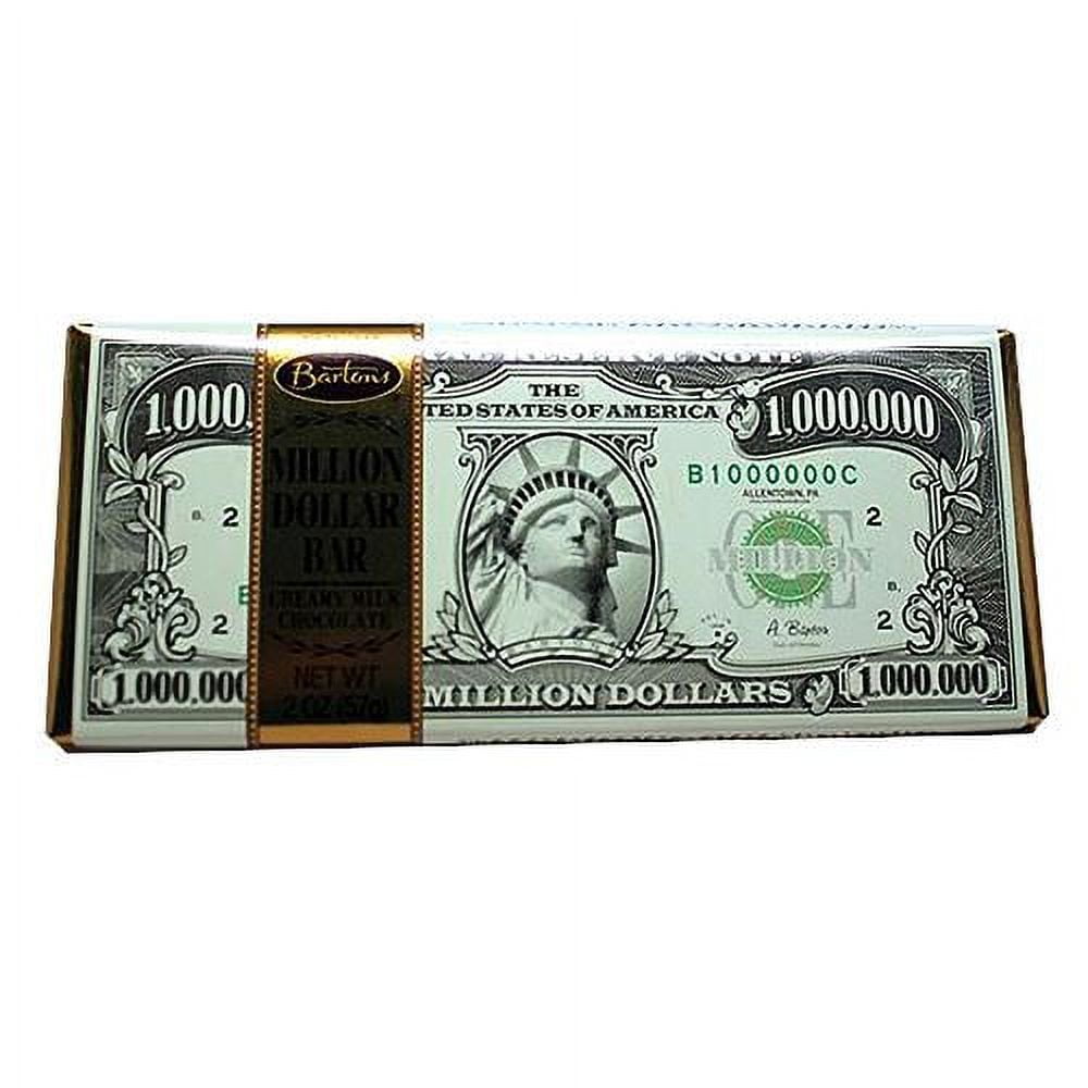 Bartons Million Dollar Bar Milk Chocolate, 2 oz, 12 Count, 2 Pack