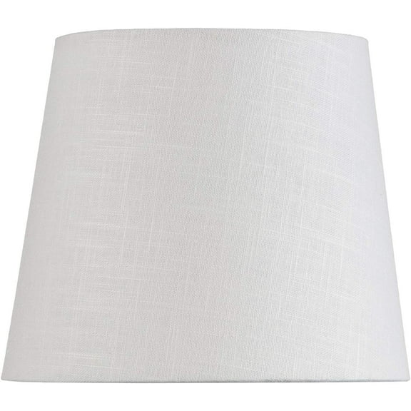 White Linen 4 Inch Clip on Drum Chandelier Lampshade