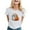 White, variant on Women's Halloween Graphic T-Shirt Cute Printed Fashion Tee Casual Comfortable Ladies Top