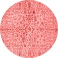 thumbnail image 1 of Ahgly Company Indoor Round Persian Red Traditional Area Rugs, 4' Round, 1 of 4