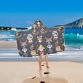 thumbnail image 4 of Pirate Raccoons Leaves Kid Bath Towels Bath Beach Towel Super Soft and Absorbent for Kid Girl Boy Babie Toddler Infant, 4 of 6