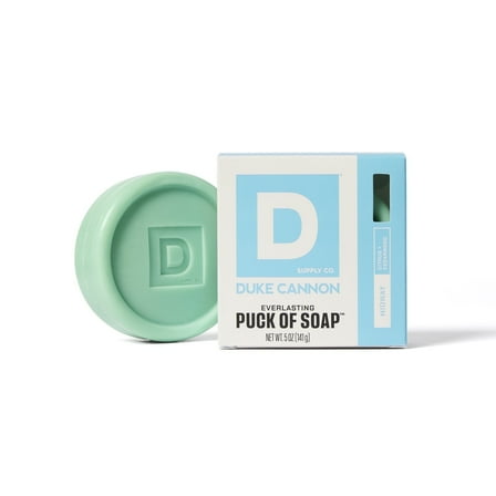 Duke Cannon Supply Co. Soap Puck - Hydrating & Cleansing -Disc-Shaped Mens Soap - All Skin Types - Midway 5oz