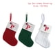 thumbnail image 1 of Calcetines de punto de copo de nieve rojo, alfabeto, medias de Navidad, colgante de árbol de Navidad, decoración para el hogar, regalos de Navidad, 1 of 4