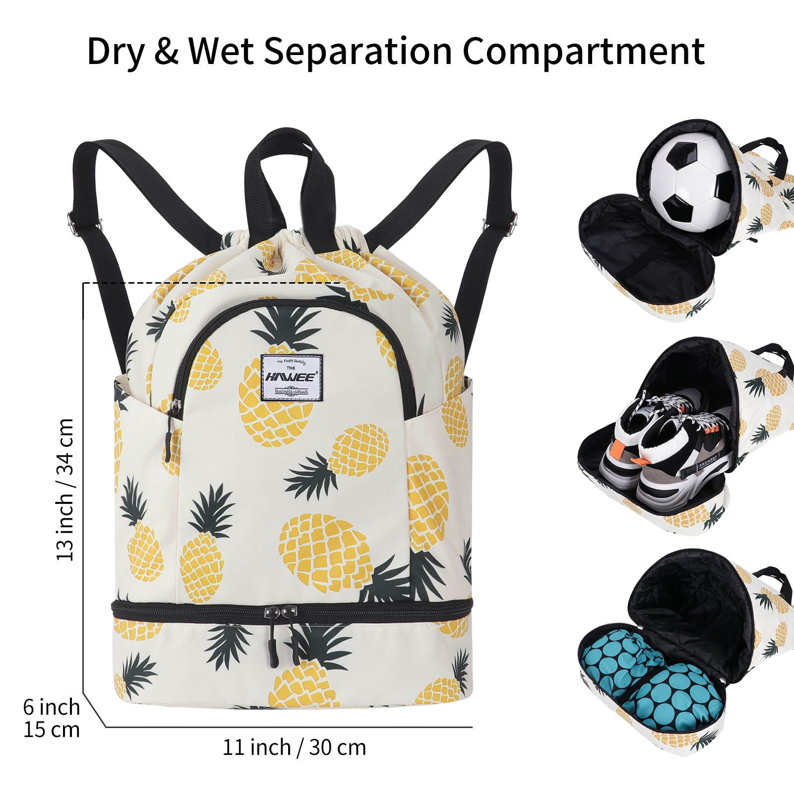 Cute pineapple clearance backpacks