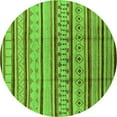thumbnail image 1 of Ahgly Company Indoor Round Solid Green Modern Area Rugs, 6' Round, 1 of 4