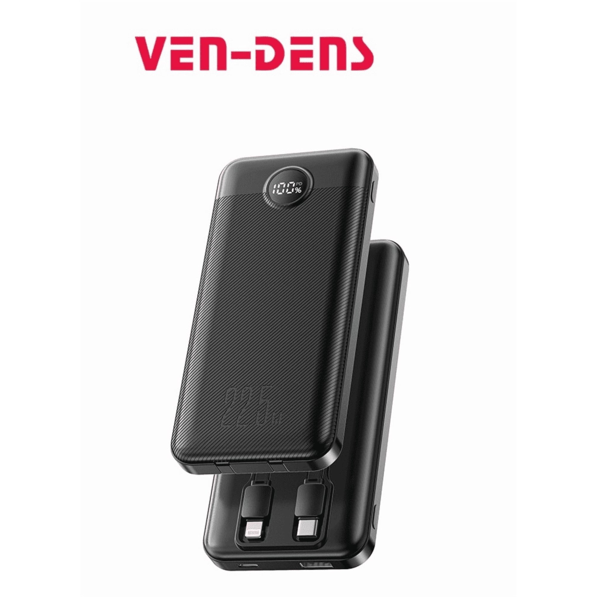 スマホアクセサリー Wireless Powerbank 10,000mAh 22.5W Fast Charging 10000mAh Power Bank with Built-in Cables and