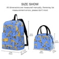 thumbnail image 2 of ALAZA Backpack Set Cartoon Excavator Trucks Elementary School Bags Student BookBag with Lunch Bag, 2 of 6