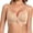 Khaki, variant on Women Wireless Seamless Everyday Bra, Adjustable Thin Strap Soft Support Invisible Smooth Under T-Shirt Daily Comfort Bra Black M